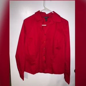 Red Button Down Shirt